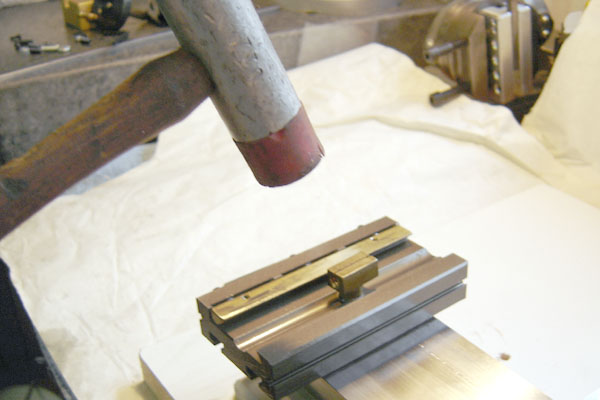 Hammer Taig Nut into hole.