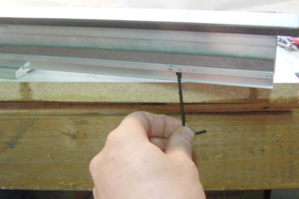 assembling Taig rack