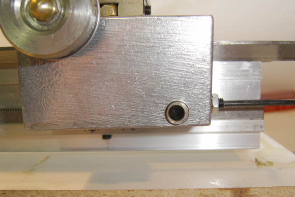 Taig carriage eccentric